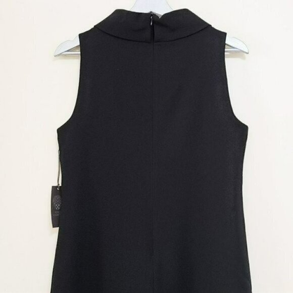 NWT Vince Camuto Drape Neck Cocktail Shift Mini Dress - Picture 7 of 8